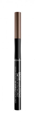 Kulmupliiats GOSH Brow Hair Stroke 02 Grey Brown