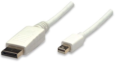 Techly Monitor Cable Mini Displayport to Displayport White 1m