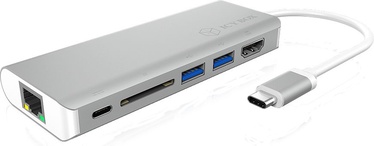 IcyBox Docking Station USB Type-C For Notebooks USB Type-C IB-DK4034-CPD