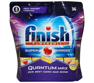 Капсулы для посудомоечной машины Finish Quantum Lemon, 36 шт.