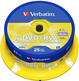 Datu nesējs Verbatim, 4.7 GB, 25gab.