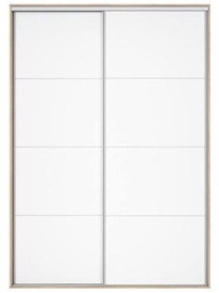 Black Red White Wardrobe Front Nadir 170-180 White