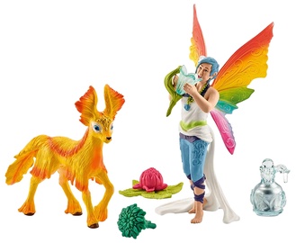 Schleich Rainbow Dunia Elf With A Foal 41438