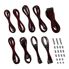 CableMod C-Series ModMesh Classic Cable Kit For Corsair AXi/HXi/RM(Yellow Label) Black/Blood Red