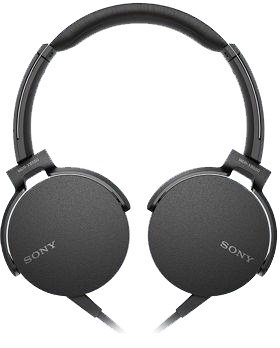Laidinės ausinės Sony MDRXB550APB.CE7, juoda
