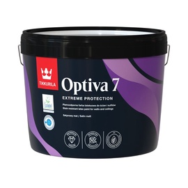 Akrila krāsa Tikkurila Optiva 7, balta, 2.7 l