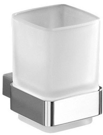 Gedy Lounge Toothbrush Holder Chrome/White 5410-13