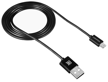 Vads Canyon Lightning / USB, USB 2.0 Type A/Apple Lightning, 1 m, melna
