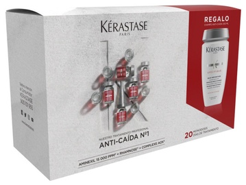 Kerastase Specifique Intense Anti Thinning Hair Care Ampoules 20x6ml + 250ml Bain Prevention Normalizing Frequent Use Shampoo