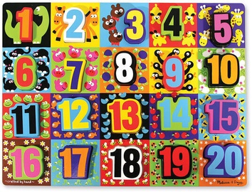 Melissa & Doug Jumbo Numbers Chunky Puzzle 3832