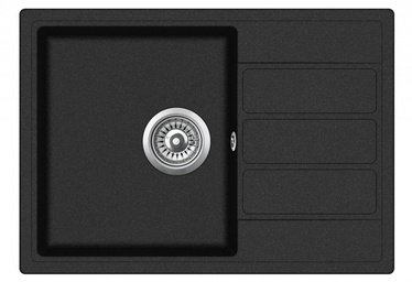 Köögivalamu Teka Comfor 45 S-TG Sink Onyx Black, kivi, 620 mm x 440 mm x 200 mm