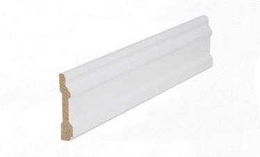 Uksepiirdeliist 15x70mm mänd valge 2,2m