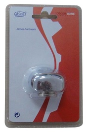 Фиксатор DS006CC, хромовый, 3.8 см x 3.2 см