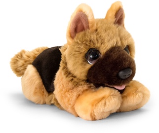 Mīkstā rotaļlieta Keel Toys Dog German Shepherd, brūna/melna, 32 cm