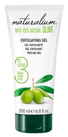 Sejas skrubis Naturalium Olive 100% exfoliating peeling gel, 200 ml