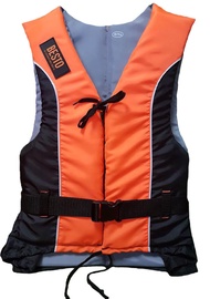 Glābšanas veste Besto Dinghy 50N Zipper, melna/oranža, XS, 30 - 40 kg