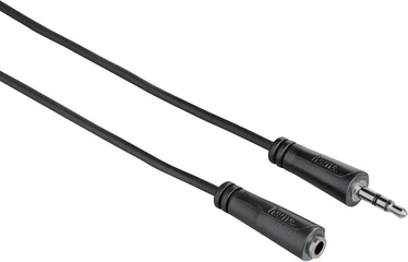 Hama Cable 3.5mm Plug to 3.5mm Socket Black 1.5m
