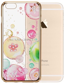 X-Fitted Fancy Bubble Swarovski Crystals Back Case For Apple iPhone 6/6s Gold