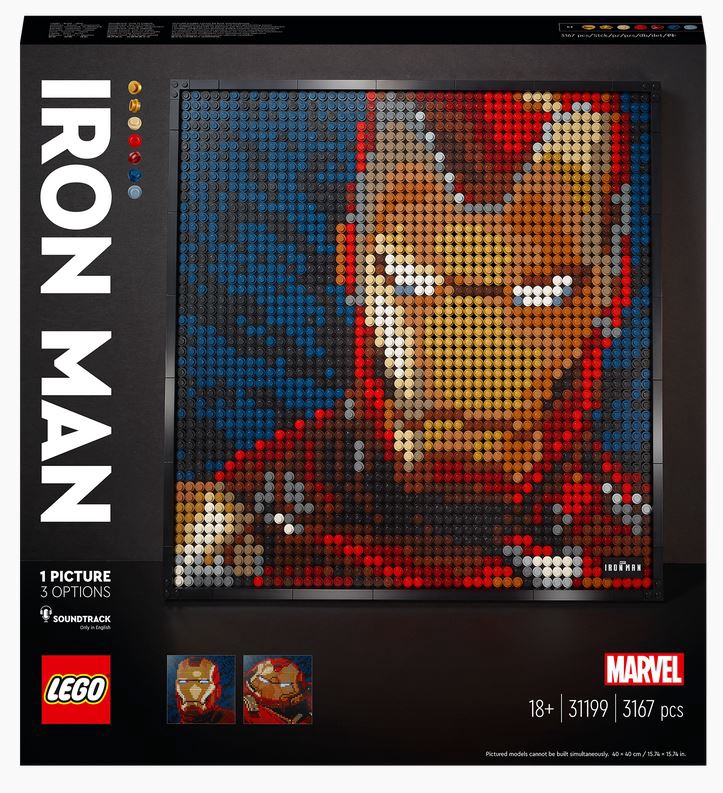 Konstruktor Constructor LEGO Art Marvel Studiose Raudmees 31199