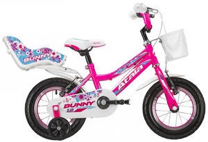 Vaikiškas dviratis Atala Bunny Girl, rožinis, 12"
