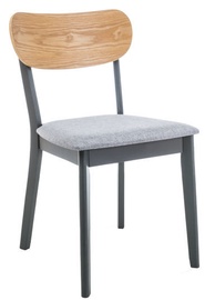 Стул для столовой Signal Meble Vitro Graphite/Oak, 1 шт.