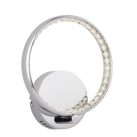 Krištolinis sieninis šviestuvas Searchlight Rings 3111CC, 8W LED