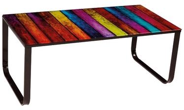Kavos staliukas Signal Meble Taxi II Stripes, 1050x550x430 mm