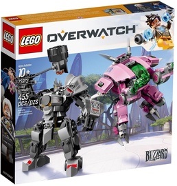 Конструктор LEGO Overwatch Д.Ва и Ренхардта 75973, 455 шт.