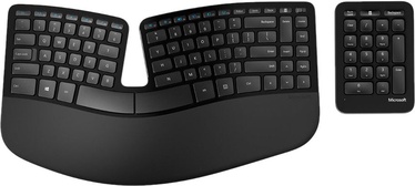 Клавиатура Microsoft Sculpt Ergonomic EN, черный