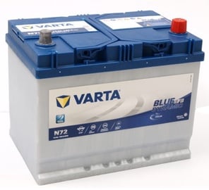 Аккумулятор Varta Blue Dynamic EFB N72, 12 В, 72 Ач, 760 а