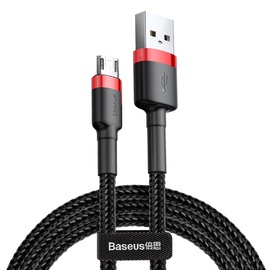 Провод Baseus, USB 2.0/Micro USB/USB, 0.5 м, черный