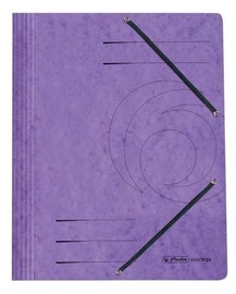 Herlitz 3-Flap File With Elastics A4 Colorspan Purple