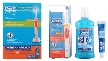 Braun Oral-B Vitality Cross Action 3pcs Set Orange