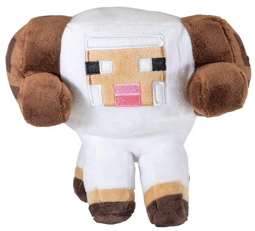 minecraft horned sheep plush