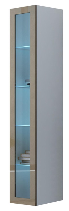 Sienas plaukts Cama Meble, smilškrāsas, 40 cm x 30 cm x 180 cm