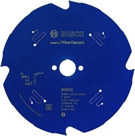 Пильный диск Bosch, 165 мм x 20 мм