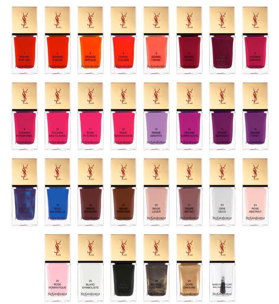 yves saint laurent la laque couture nail polish