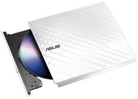 Ārējais optiskais diskdzinis Asus LITE/WHT/G/AS, balta