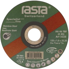 Lõikeketas teras/rv teras 125x1.6x22.2mm