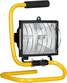 Prožektors Actis, 500 W, IP44, melna/dzeltena