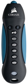 USB-накопитель Corsair Flash Padlock 3, синий/черный, 128 GB