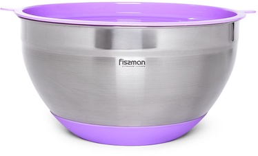Fissman Mixing Bowl With Silicone Bottom And Pe Lid 4.5l