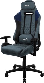 Игровое кресло AeroCool Duke AC-280, 69 x 56 x 130 - 140 см, синий/черный