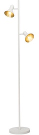 Brilliant Aztekas 24956/85 Floor Lamp 2x40W E14 White/Gold