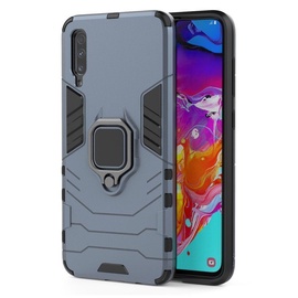 Hurtel Ring Armor Back Case For Samsung Galaxy A70 Blue