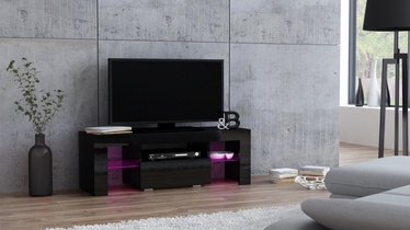 TV staliukas Pro Meble Milano 110 Black, 1100x350x450 mm
