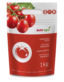Mēslojums tomātiem Baltic Agro Tomato, granulēts, 1 kg