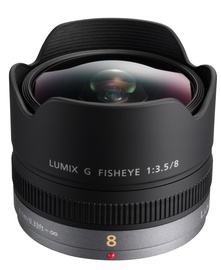 Panasonic Lumix G Fisheye 8mm F3.5 Lens Black