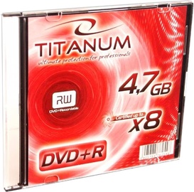 Esperanza 1080 Titanum DVD+R 8x 4.7GB Slim Jewel Case 200pcs