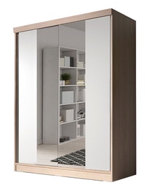 Idzczak Meble Bono BIS 02 Wardrobe w/ Mirror Sonoma Oak/White